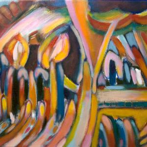 into the night-light 2011  16"x20" availabl