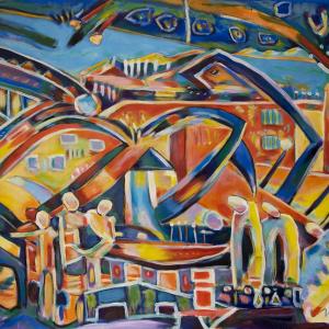 Lives of a Pleb _2013 58"x42"
