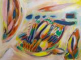 under-a-lily-pad 2011  16"x20" 