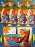 brunch 2008 42" x 34" 