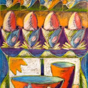 brunch 2008 42" x 34" 