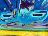 Falcons Sky 2009  28"x28"