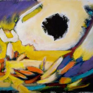 JOURNEY NOIR BLANCHE  24"x30" 2010