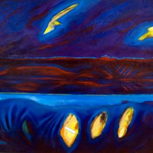 over the dunes 50"x40" 2009
