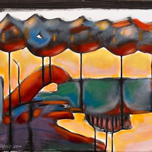 2014 DRIED DRIZZLE 16"x20"