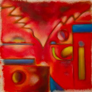 Inside the Red Room_26"x26"_2025