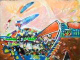 Columbia's canoe_42"x32" - 2022