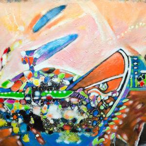 Columbia's canoe_42"x32" - 2022