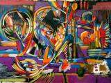 Pollinations  f a Spring morning 36"x26"   2022